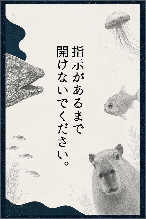 変なハガキ